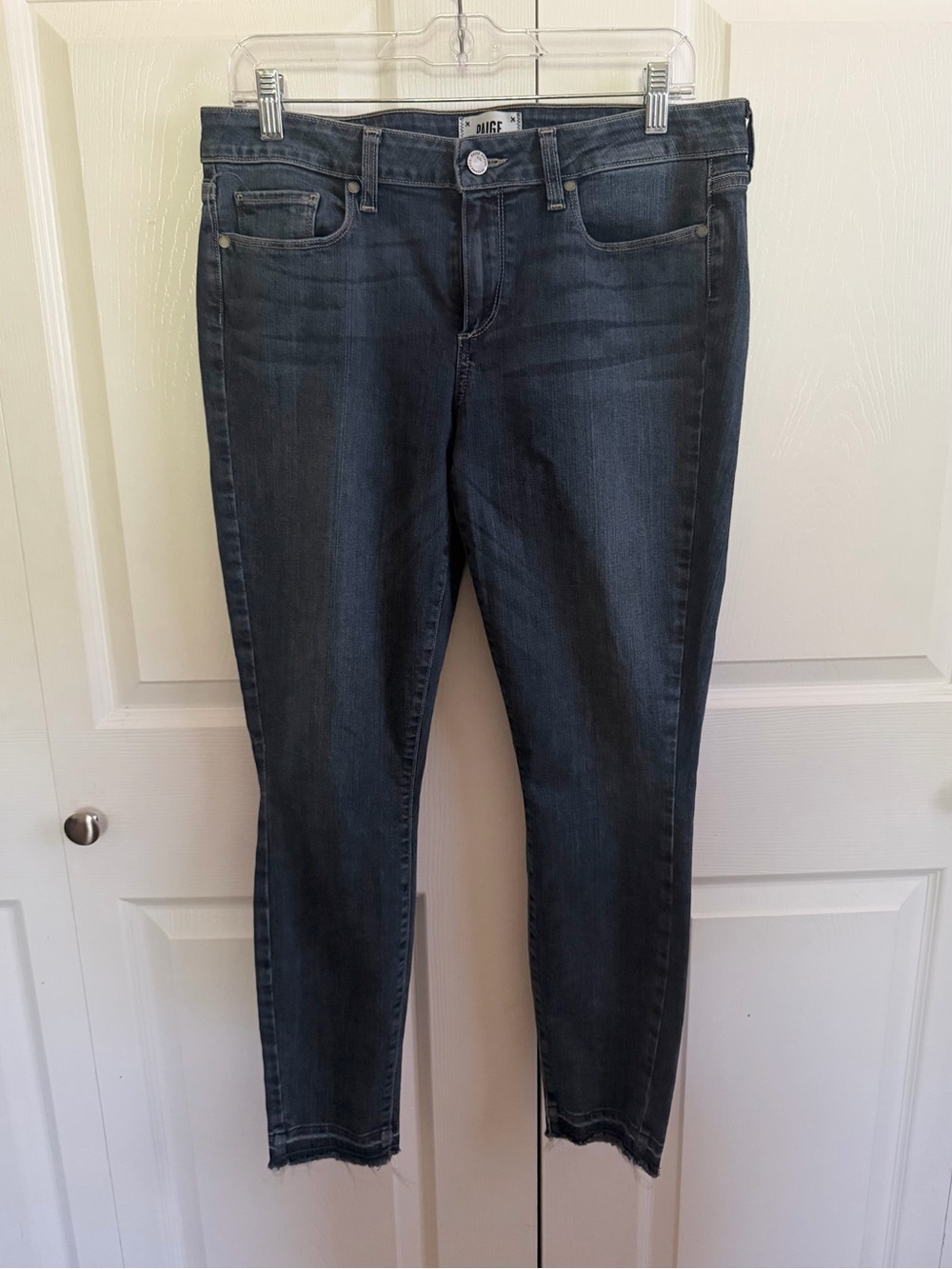 PAIGE Cropped Ankle Jeans